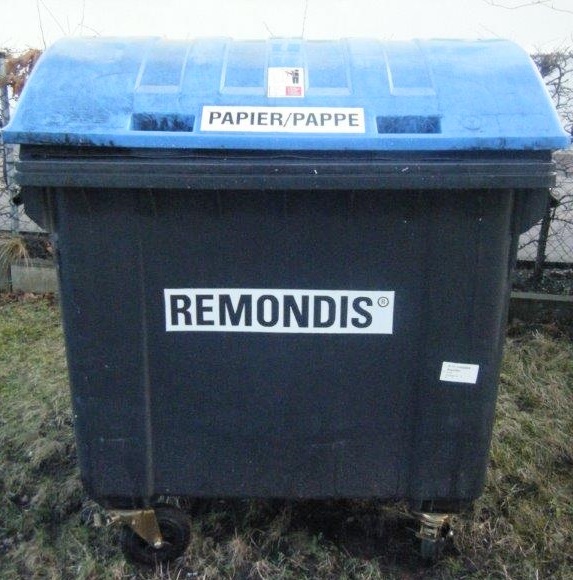 Foto Papiertonne von Remondis