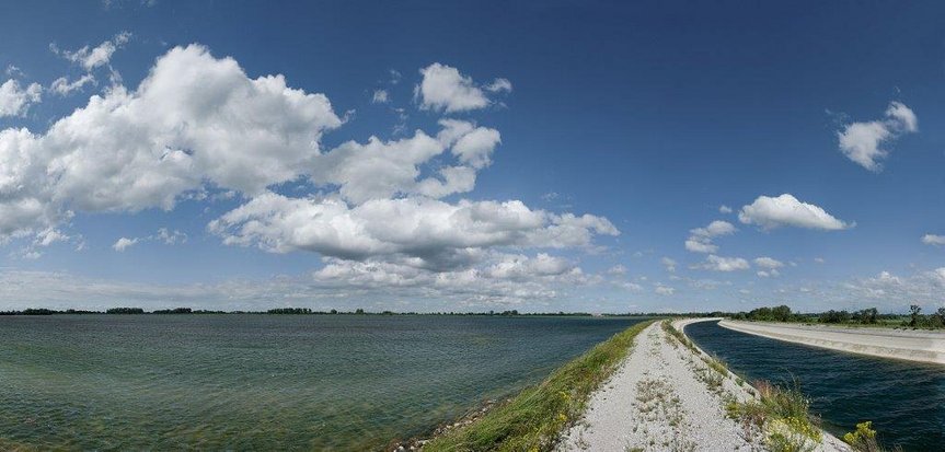 Foto Speichersee und Kanal